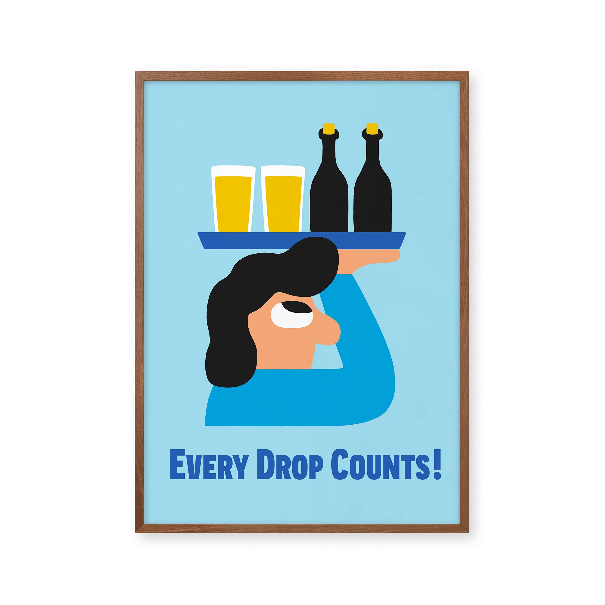 Every Drop Counts Sally - Light Blue - Image 3